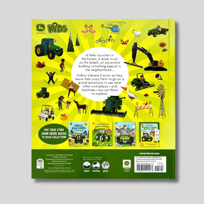 Back cover of John Deere Kids I spy book.