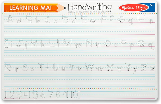 Melissa & Doug Handwriting Learning Mat. Double sided.- Little Gift Nook