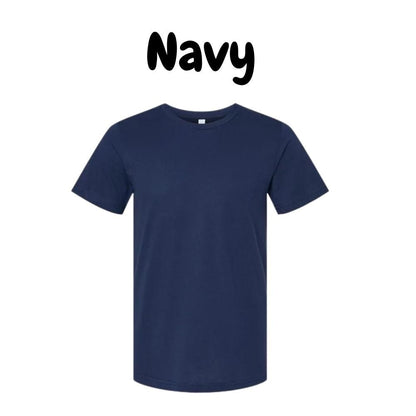 Bella Canvas navy unisex custom tshirt - Little Gift Nook