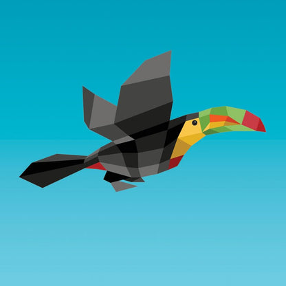 Paint By Sticker Book activity book toucan bird - Little Gift Nook 