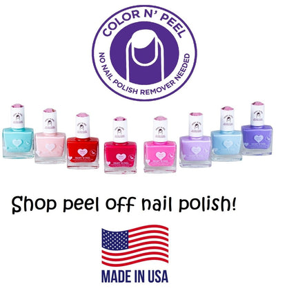 Klee Naturals Peel-Off Nail Polish – Jackson Pink and other colors - made in USA - Little Gift Nook