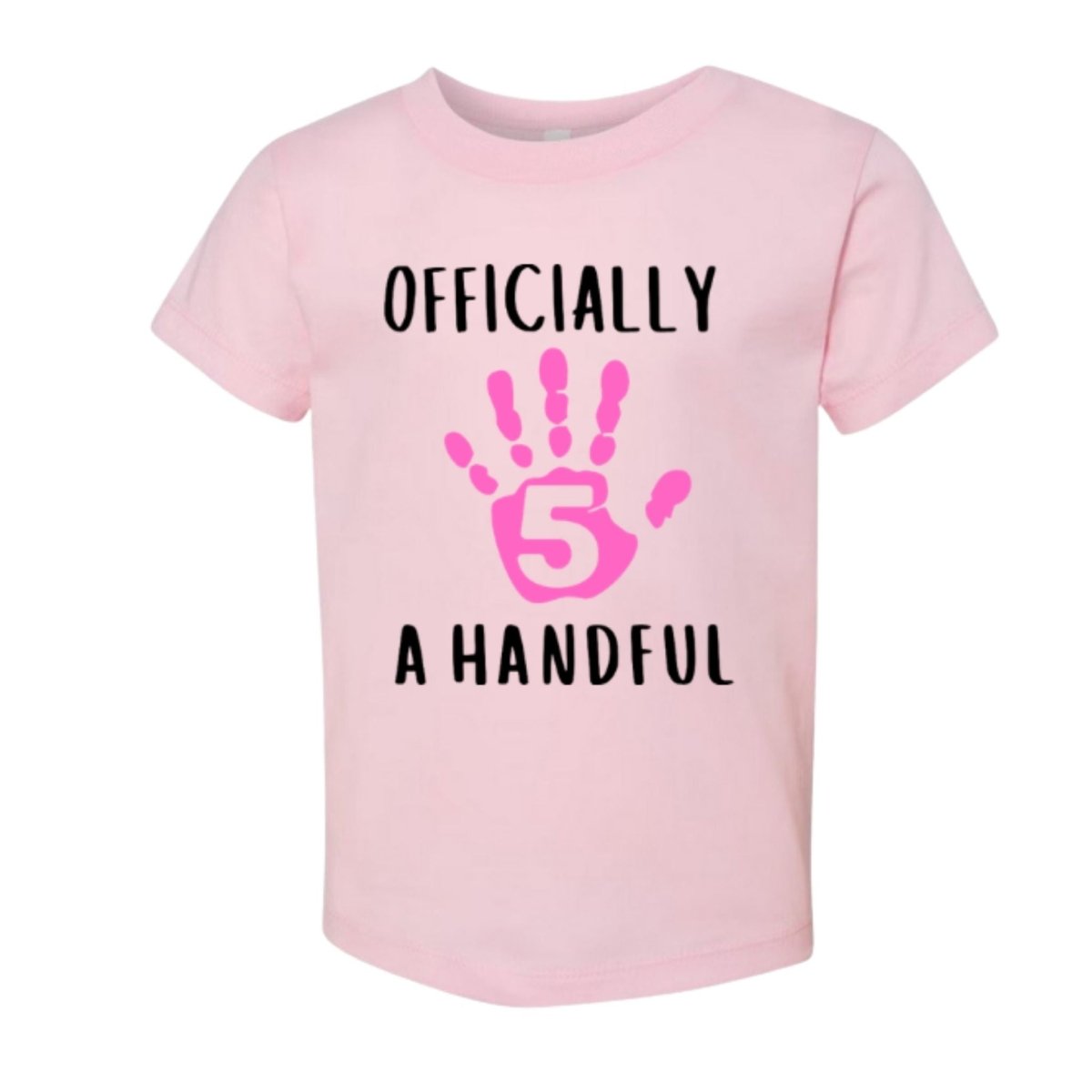 Officially 5 – A Handful Birthday Shirt for Kids - Little Gift Nook