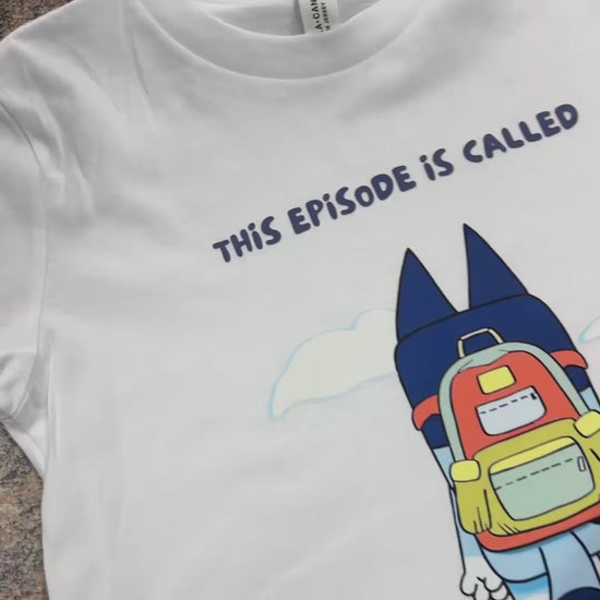 Video of back to school t-shirts custom made and pressed in the Little Gift Nook Jamestown, NY .