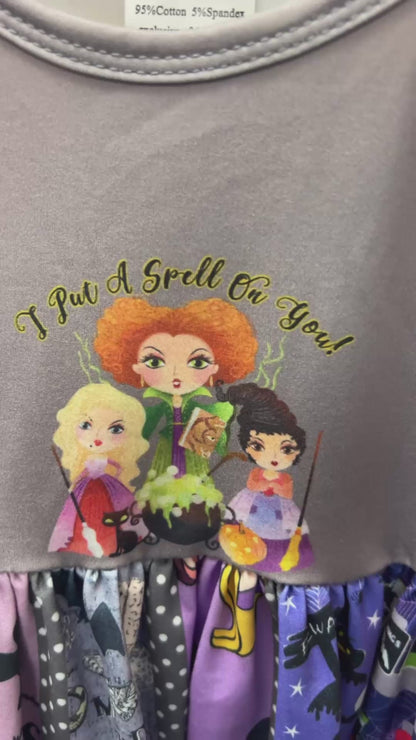 Video of girls boutique halloween dresses sale at the Little Gift Nook Jamestown, NY
