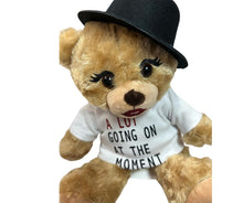 Load image into Gallery viewer, Feelin 22 Taylor Inspired 7&quot; Plush Bear with Tshirt &amp; Hat