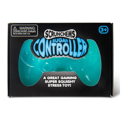 Scrunchems® Sugar Controller Squishy Fidget Toy in black box packaging on a white background.