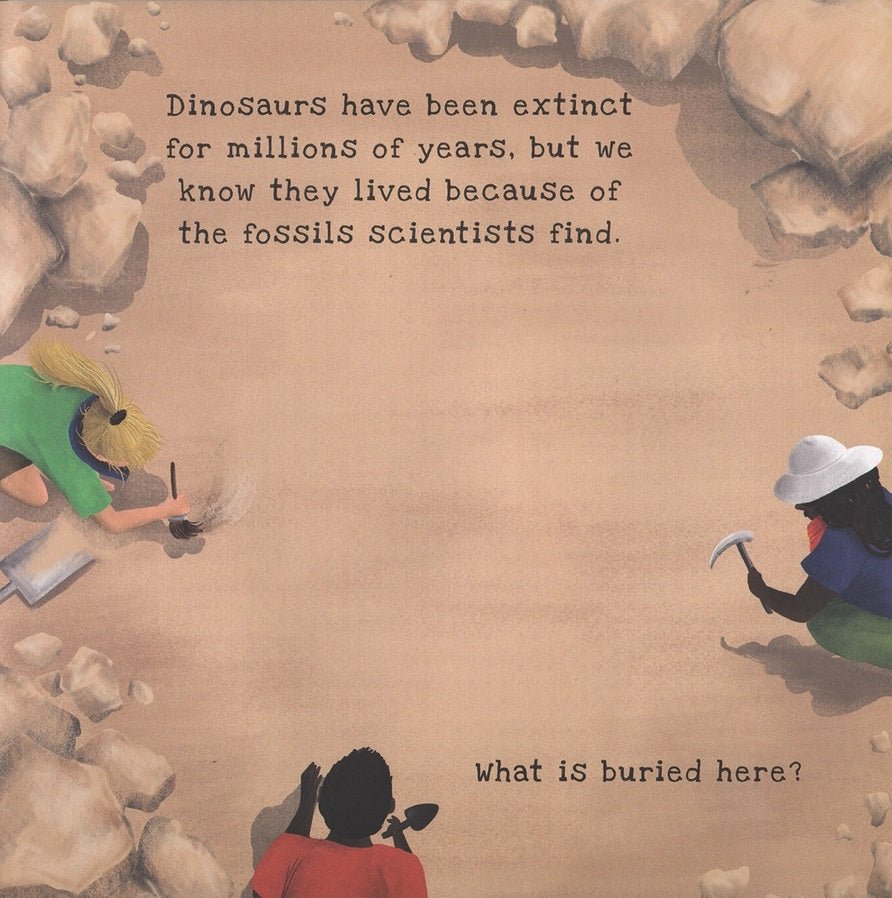 Shine-A-Light: Dinosaurs Book what is buried here? Shine a light to see hidden images - Little Gift Nook