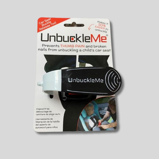 Unbuckle Me Car Seat Buckle Release in Black. Prevents thumb pain and broken nails from unbuckling a child's car seat. - Little Gift Nook