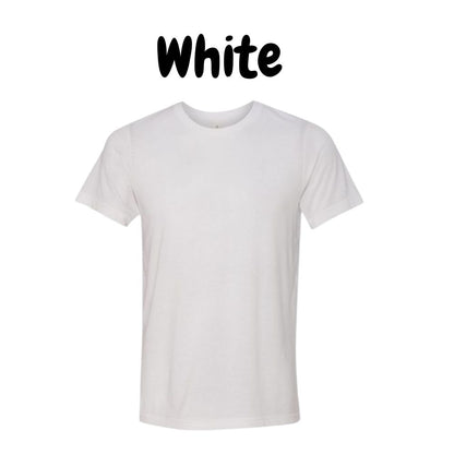 Bella Canvas white unisex custom tshirt - Little Gift Nook