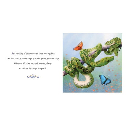 Why We Need Grandsons Book inside pages with snakes.