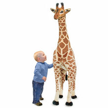 Load image into Gallery viewer, Melissa &amp; Doug 53&quot; Tall Plush Giraffe.
