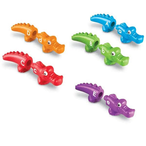 Learning Resources Snap n Learn Alphabet Alligators Educational Toys. all alligators with their letters on them.