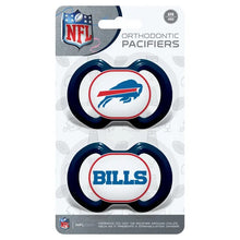 Load image into Gallery viewer, Buffalo Bills 2pk Pacifiers baby Packaging