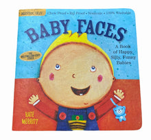 Load image into Gallery viewer, Indestructible Baby Faces Book ~ Chew Proof, Rip Proof, &amp; Washable NEW!