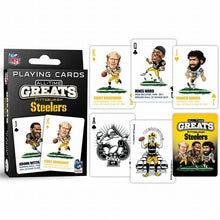 Load image into Gallery viewer, Pittsburgh Steelers NFL All-Time Greats Playing Cards