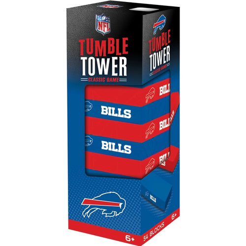 Buffalo Bills Tumbler Tower Wooden Blocks Game