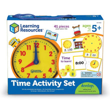 Load image into Gallery viewer, Learning Resources Time Activity Set. In Packaging.
