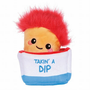 Chicken Nugget Plushies ~ with dipping dish & slow rise ketchup!