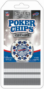 Buffalo Bills logo poker chips