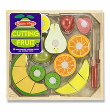 Load image into Gallery viewer, Melissa &amp; Doug wooden pretend play food cutting fruit.