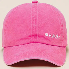 Load image into Gallery viewer, Mama Lettering Embroidery Baseball Cap NEW ~ choose your color!