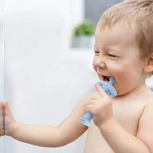 The Teething Egg ToothieBrush Baby & Toddler Toothbrush Blue