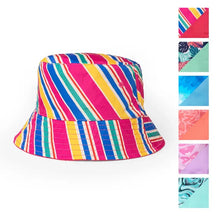 Load image into Gallery viewer, Child colorful pattern reversible bucket hats