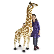 Load image into Gallery viewer, Melissa &amp; Doug 53&quot; Tall Plush Giraffe.