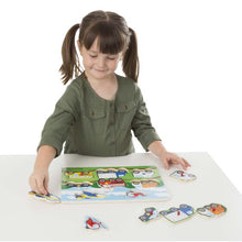 Load image into Gallery viewer, Melissa &amp; Doug Wooden Peg Puzzle Vehicles New