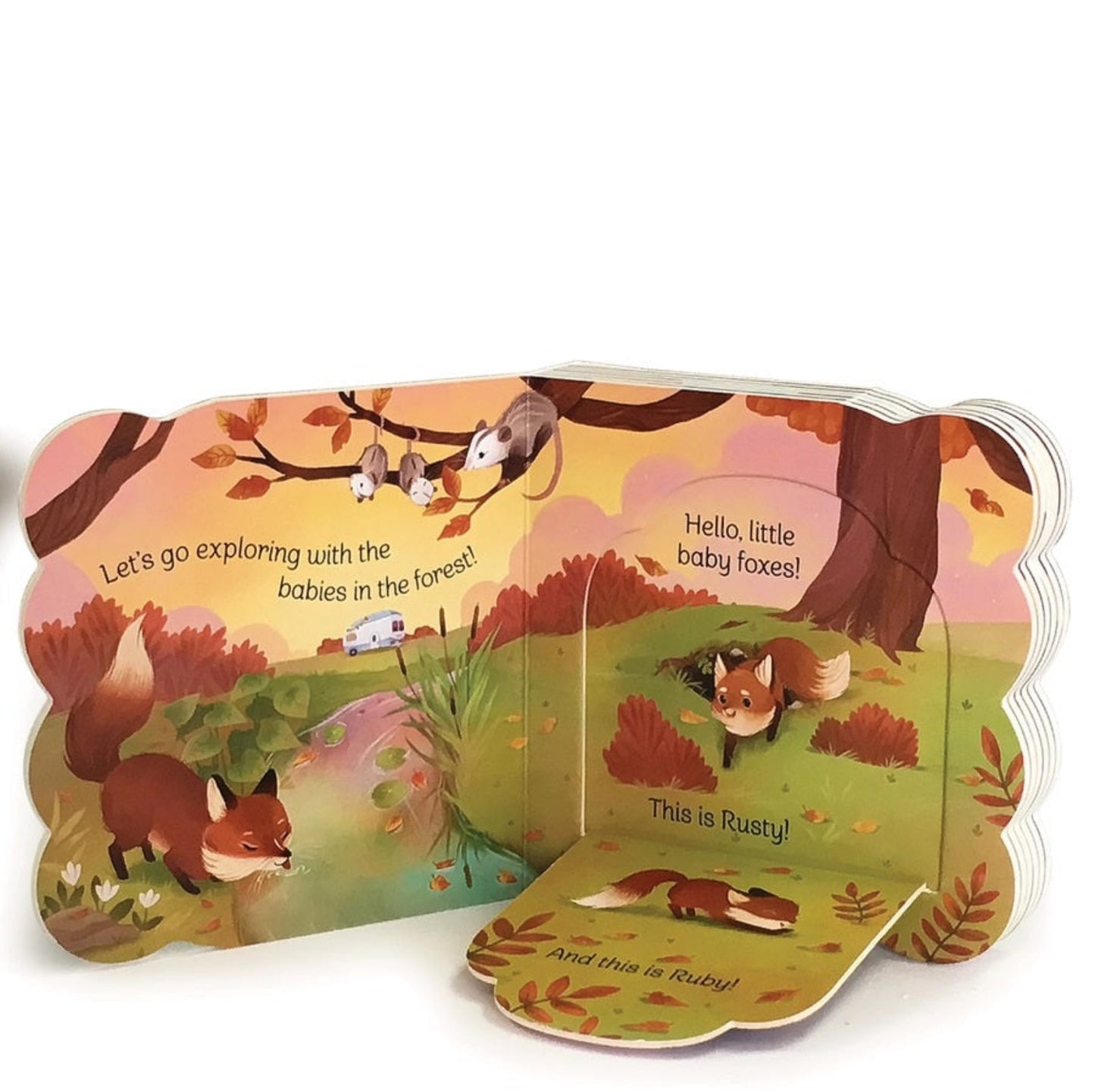 Inside Babies in the Forest-A Lift-a-Flap Board Book with flaps