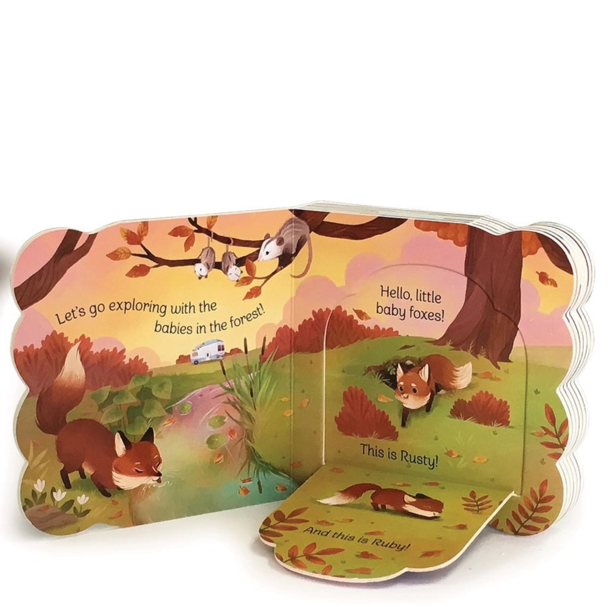 Inside Babies in the Forest-A Lift-a-Flap Board Book with flaps