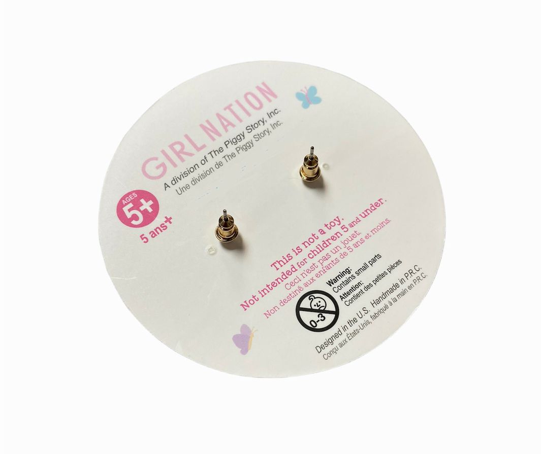 Ballerina Kitty Lead Free Pierced Earrings