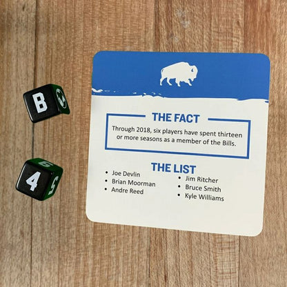 Buffalo Against the World Sports Trivia Game Bills Fan Game & Gift - Little Gift Nook