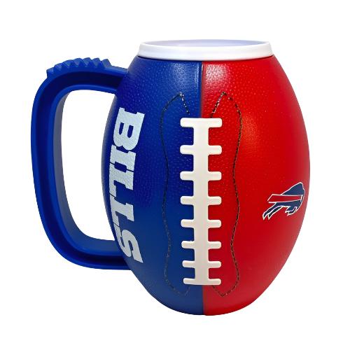 NFL Buffalo Bills Football Mug 24oz. Shaped like football. Makes great gift idea for Father's day. - Little Gift Nook