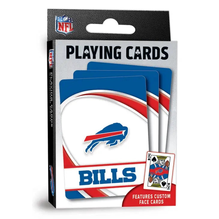 Buffalo Bills NFL Playing Cards. 52 cards with logo on backs. Officially Licensed. Makes great gift idea. - Little Gift Nook