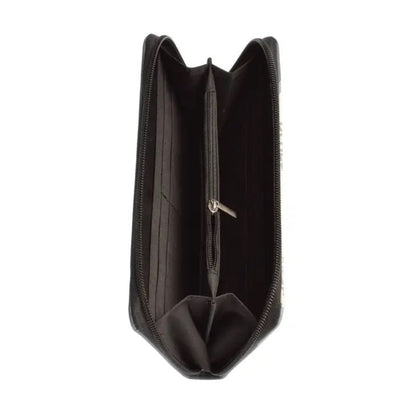 NFL Buffalo Bills Curve Organizer Zip Wallet.  Open view. 3 sections. - Little Gift Nook