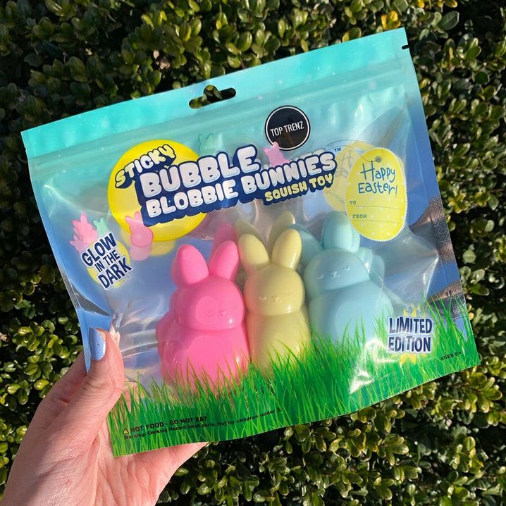 Bunnies Sticky Bubble Blobbies Sensory Toys 3 pk - Little Gift Nook