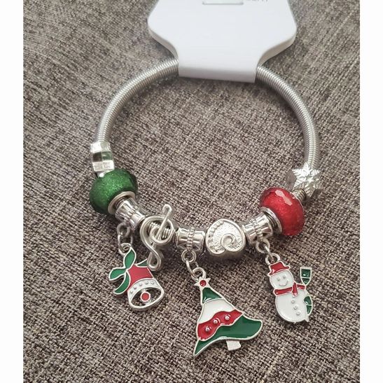 Christmas Stretchy Charm Bracelets - Little Gift Nook