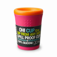 Load image into Gallery viewer, Go Sili pink 360 Sippy Cup. Drink from any side. No spill.