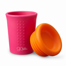 Load image into Gallery viewer, Go Sili pink 360 Sippy Cup. Drink from any side. No spill.