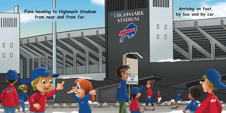 Good Night, Bills Board Book. Story book of family going to bills game.- Little Gift Nook