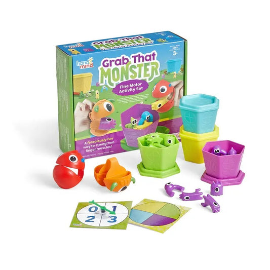 Learning Resources Grab That Monster Fine Motor Activity Set - Little Gift Nook