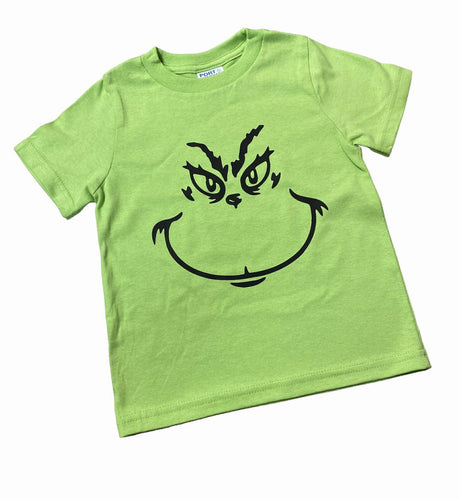 Green Grinch T-shirts Toddler Sizes - Little Gift Nook