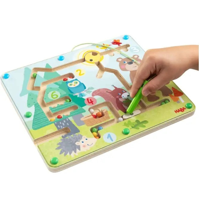 HABA Magnetic Maze Forest Friends Magnetic Travel Activity - Little Gift Nook