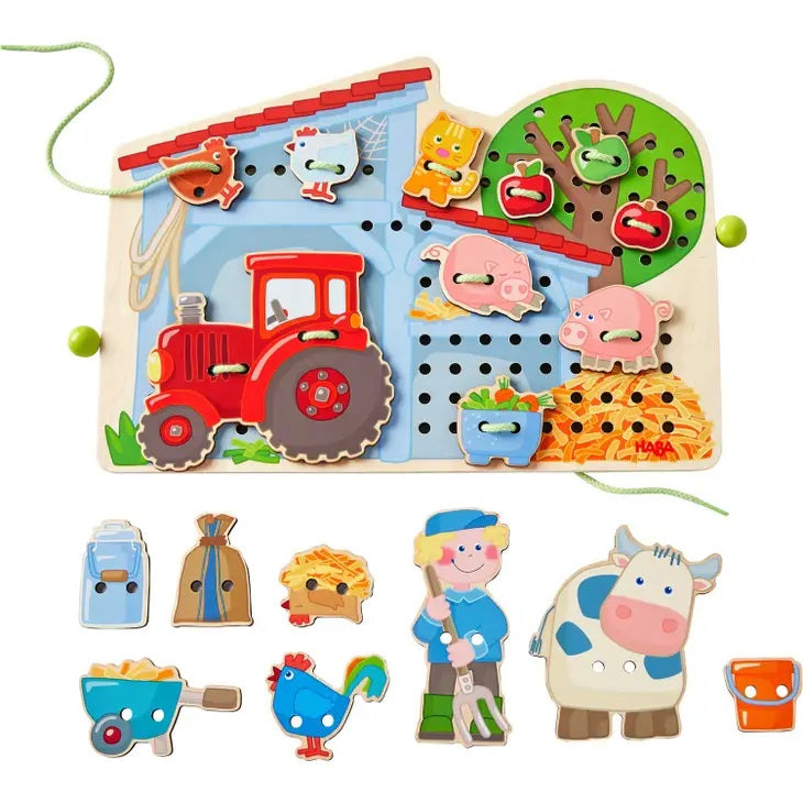 HABA Threading Lacing Activity Puzzle - Little Gift Nook