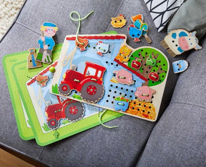 HABA Threading Lacing Activity Puzzle - Little Gift Nook