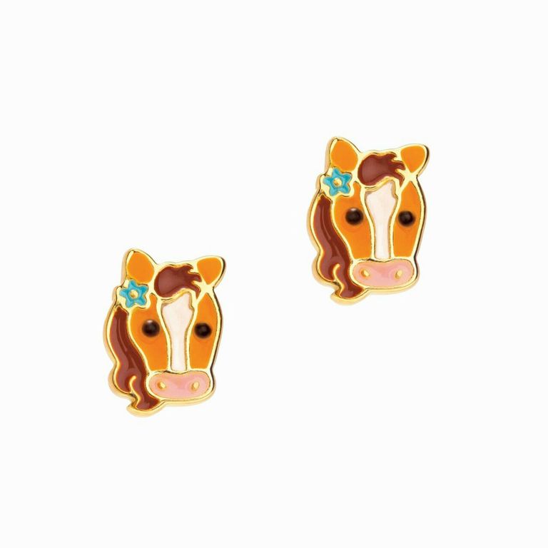 Pretty Pony Cutie Lead Free Pierced Earrings - Little Gift Nook