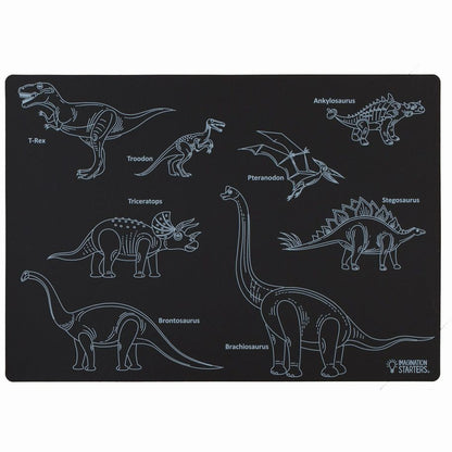 Imagination Starters Dinosaur Chalkboard Reusable Placemat - Little Gift Nook