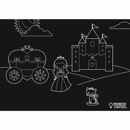 Imagination Starters Princess Chalkboard Placemat - Little Gift Nook