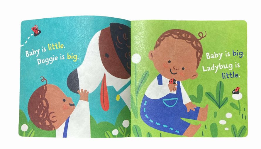 Indestructible Big & Little Opposites Book ~ Chew Proof, Rip Proof, Washable - Little Gift Nook